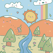 a lil forest. Character Design, Digital Illustration, and Manga project by latinapaints - 12.28.2024