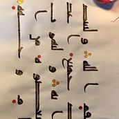 ليقم الله وليتبدد جميع اعدائه ويهرب مبغضوه من امتم وجهه.. Calligraph project by ibzananiri - 12.28.2024