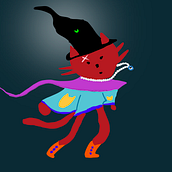 Rail the Cat. Un progetto di Character design e Illustrazione digitale di ainon55 - 28.12.2024