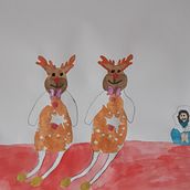 Rein deers. Un proyecto de Artesanía de alexandra_irimia91 - 29.12.2024