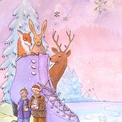 Winter Wonderland. Un progetto di Illustrazione digitale, Disegno e Illustrazione con inchiostro di jutta_loeffler - 29.12.2024