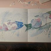 My final project for "Creative Watercolor Sketching for Beginners". Sketching, Creativit, Drawing, Traditional illustration, Watercolor Painting, and Sketchbook project by izabela050890 - 12.29.2024