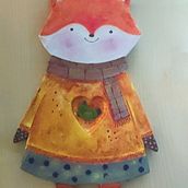 Volpetta allegra. Traditional illustration project by loaria - 12.30.2024