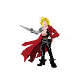 It is a fanart from FMA...... Character Design, Video Games, Pixel Art, and Game Design project by robotfairy558 - 12.30.2024