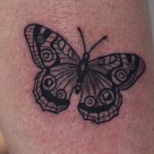 tatuaje mariposa. Digital Drawing, Digital Illustration, Drawing, Traditional illustration, and Tattoo Design project by manuel maldonado - 12.31.2024