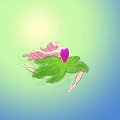 The Botanical Belle: A Poetic Dance of Grace and Liberation. Digital Illustration, Drawing, Character Design, Digital Painting, Arts, Crafts, Stor, telling, and Sketching project by soulgarden - 12.31.2024