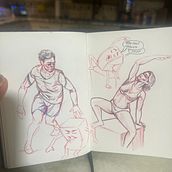 Drawing human figure . Un proyecto de Dibujo, Dibujo anatómico, Bellas Artes, Sketchbook y Bocetado de Bryant Hunter - 31.12.2024