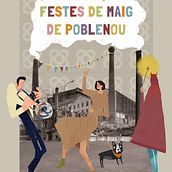 CARTELISMO. FIESTAS DEL POBLENOU 2024, BARCELONA.. Ilustração digital, Desenho, Fotografia, Design, Design de personagens, Fotografia artística, e Tipografia projeto de Paola Sartor - 01.01.2025