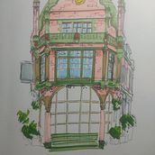 Final project. Un progetto di Illustrazione architettonica, Disegno, Illustrazione con inchiostro, Sketchbook e Bozzetti di Elías Cueik - 01.01.2025