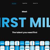 Firstmile Homepage. Projekt z dziedziny Design, Projektowanie c, frowe, Projektowanie produktu c, frowego i Web design użytkownika Tejas M - 02.01.2025