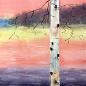 Atmospheric Landscapes in Watercolor. Fine Arts, Painting, and Watercolor Painting project by Gavin Kaufman - 01.02.2025