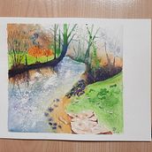 Projeto final . Un progetto di Illustrazione naturalistica, Pittura, Bozzetti, Pittura ad acquerello e Belle arti di Dinara Azevedo - 02.01.2025