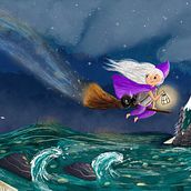 Follow your explanation step by step… but changing while I was creating. Its not bad since I can’t really draw. Children's Illustration, Digital Illustration, Digital Painting, and Picturebook project by patrizia_dipalma - 01.03.2025