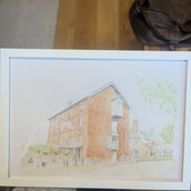 My friends wedding venue. Traditional illustration, and Fine Arts project by Jonny Wooldridge - 01.03.2025