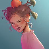 my cartoon character portrait. Character Design, Digital Drawing, Digital Illustration, and Digital Painting project by Melike Miyanyedi - 01.03.2025