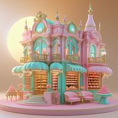 Patisería Paris Brest . % pvergaraylozano_1 tarafından hazırlanan Yapa, Zeka Tasarımı, Tasarım, Yaratıcılık, 3D Modelleme, Ve Hareketli Grafikler projesi - 01.03.2025