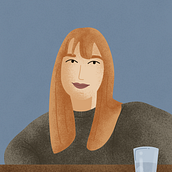 Water, please!. Digital Drawing, Digital Illustration, Drawing, and Traditional illustration project by Weronika Sażyńska - 01.03.2025