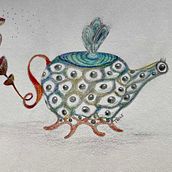 Abschlussprojekt. Un progetto di Disegno, Illustrazione naturalistica, Disegno a matita, Sketchbook e Pittura ad acquerello di Susanne Taudte - 05.01.2025