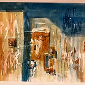 Altes Türschloss. Artes plásticas, Pintura, e Pintura em aquarela projeto de Sommerer Sabine - 05.01.2025