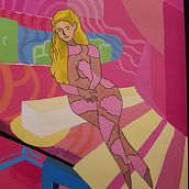 2023 Summer - Meghan Trainor album art cover - my interpretation. Gouache Painting, and Sketching project by Amber - 01.05.2025