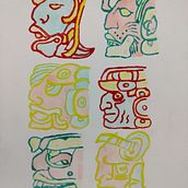 Cabezas mayas contemporáneas . Un projet de Beaux Arts, Illustration traditionnelle, Peinture, Aquarelle , et Théorie des couleurs de Jairo Amaya - 06.01.2025