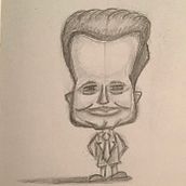Proyecto final. Caricatura Elon Musk. Drawing, Portrait Drawing, and Traditional illustration project by cbesparrago - 01.06.2025