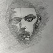 Final Project "Fundamentals of Portrait Drawing with Pencil". Un proyecto de Dibujo artístico, Dibujo, Bellas Artes, Dibujo a lápiz y Dibujo realista de David Price - 07.01.2025