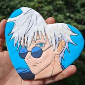 Galleta de anime gojo satoru. Un progetto di Design, DIY e Pittura di Daniela Garcia Sánchez - 07.01.2025