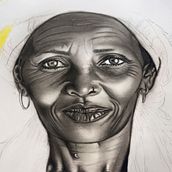 The True Essence: Capturing the beauty of the ordinary. Artes plásticas, Desenho, Desenho a lápis, Ilustração tradicional, Desenho de retrato, Desenho realista, Desenho artístico, e Esboçado projeto de JOSEPHINE UTULU - 07.01.2025