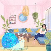 Mein Projekt für den Kurs: Procreate: Kreative Illustrationstechniken. Digital Drawing, Traditional illustration, and Digital Illustration project by hasselbrooklyn - 01.07.2025