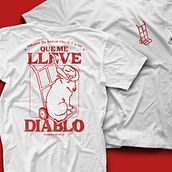 Me lleva el Diablo. T, pograph, T, pograph, and Design project by Isro Briones - 01.08.2025