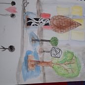 hotel 4 arboles Ein Projekt aus dem Bereich Bleistiftzeichnung, Zeichnung, Kreativität mit Kindern und Sketchbook von jaziyonn - 08.01.2025