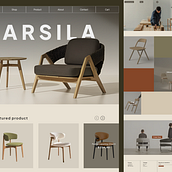 Furniture Website. UX / UI, and Web Design project by ihdizen - 01.08.2025