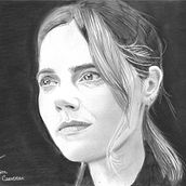 Jenna Louise Coleman. Desenho de retrato, Sketchbook, Esboçado, e Artes plásticas projeto de Christian Vela Carreras - 08.01.2025