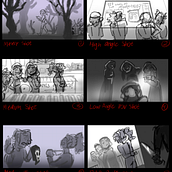 My project for course: Introduction to Storyboarding for Animated Films. Un proyecto de Ilustración animada, Animación, Animación de personajes, Ilustración digital, Dibujo, Dibujo anatómico, Ilustración tradicional, Motion Graphics, Stor y board de abbey_natalene - 08.01.2025