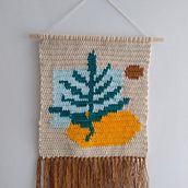 Tapiz de maceta en la ventana . Dekorasi, DIY, Seni Serat, Merenda, Desain Busana, Dan Desain Tekstil proyek oleh Sandra Mondragón Mesa - 01.08.2025