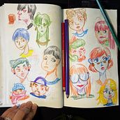 avances finales. Character Design, Drawing, Pencil Drawing, Sketchbook, and Sketching project by alba_alma - 01.08.2025