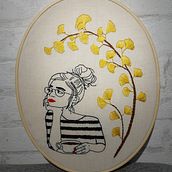 Pause café. Embroider, Collage, DIY, Printing, Photograph, Paper Craft, and Textile Design project by Ana Pérez González - 01.09.2025