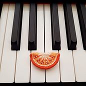 Orange slice. Embroider project by lungu_madalina11 - 01.11.2025