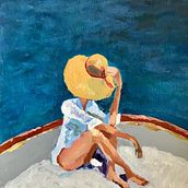 By the water's edge. Pintura Acrílica, Artes plásticas, e Pintura projeto de franscois_bornman - 11.01.2025