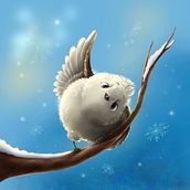 Snowflairy (Light) . Ilustrasi Digital, Desain Karakter, Dan Menggambar proyek oleh Zuzana Svobodová - 01.11.2025