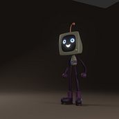 1st Robot. Un proyecto de Diseño de personajes, Diseño de producto, Motion Graphics y Modelado 3D de Antonio Lima - 11.01.2025