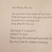 My Course Project: My Plants, My Joy . % Sydney Herrington tarafından hazırlanan Yaratıcı Yazarlık, Yaratıcılık, Sos, al Med, a, Ve Yazma projesi - 01.11.2025