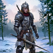 Guerrero de las montañas.. Character Design, Traditional illustration, Digital Illustration, Concept Art, Video Games, and Game Design project by cristian bernal - 01.12.2025