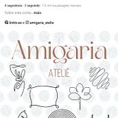 AMIGARIA ATELIÊ - Onde a criatividade e o fio se encontram para dar vida a arte. Design de informação, Marketing digital, e Redes sociais projeto de ariadne_lopes_2000 - 12.01.2025