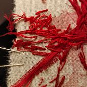 Spjudsången (The Spear Song). Un progetto di Ricamo di Luisa Carbonelli - 12.01.2025