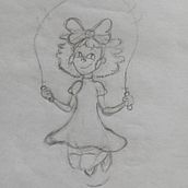 Bambina che salta la corda. Traditional illustration project by Nicolò Dal Pezzo - 01.12.2025