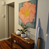 My Pink Peony. Un projet de St, lisme, Peinture, DIY, Teinture textile , et Design textile de Amber - 13.01.2025