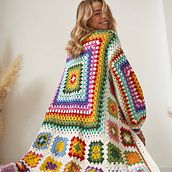 Granny Square Cardigan. Projekt z dziedziny Sz i dełkowanie użytkownika Tania Skalozub - 13.01.2025