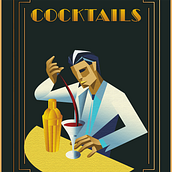 Pour Decisions. Un progetto di Belle arti, Design di poster , Illustrazione tradizionale e Illustrazione digitale di dylanoliver - 14.01.2025